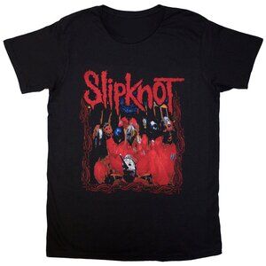 Slipknot Band Frame Graphic T-Shirt Vintage Metal Tee 90